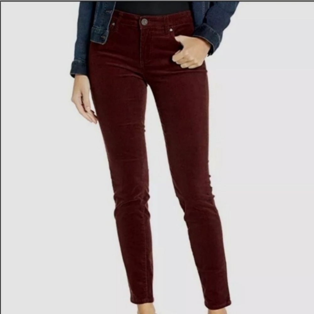 Kut from The Kloth Corduroy Diana Skinny. Pants Size 18